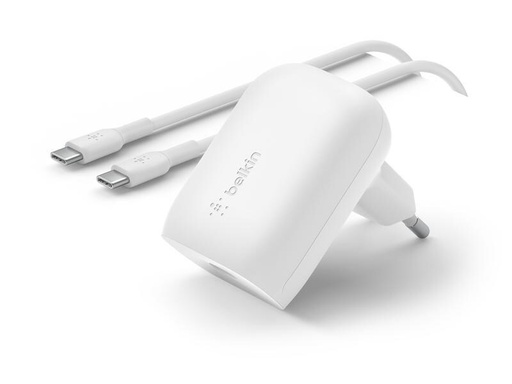 [90241897 1407011] Belkin USB-Wandladegerät Boost Charge USB-C-USB-C PD &amp; PPS 30W