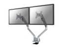 NEOMOUNTS Tischhalterung FPMA-D750DSILVER bis 16 kg – Silber