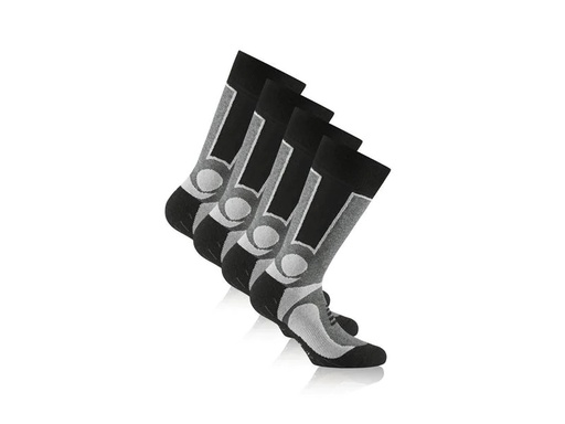 [90242042 1413246] Rohner Socks Socken Trekking Grau/Schwarz 2er-Pack