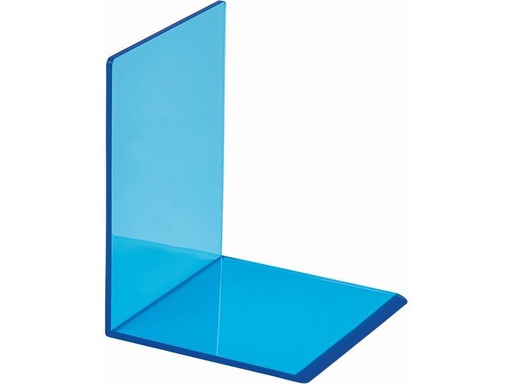 [90242200 1397485] Maul Buchstütze aus Acryl Neon 10 x 10 x 13 cm, Blau, 2 Stk.