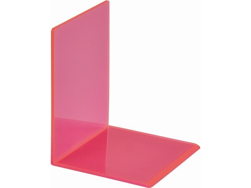 [90242289 1397484] Maul Buchstütze aus Acryl Neon 10 x 10 x 13 cm, Pink, 2 Stk.