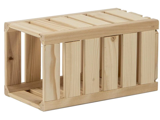 [90041733 1082381] Holz Zollhaus Holzharasse A 17.5 x 17.5 cm schweizer Holz