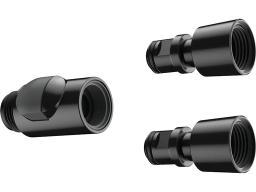 [90242611 1414081] hansgrohe Schnellkupplung-Set für Duschbrausen, Schwarz