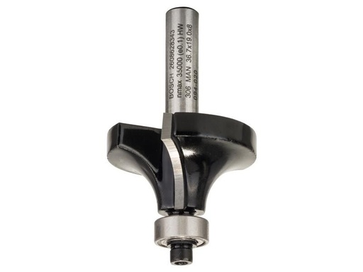[90242693 1338522] Bosch Professional Abrundfräser Standard for Wood R1 12 mm, L 18.6 mm, G 60 mm