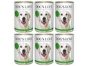 Dog's Love Nassfutter Adult Wild, 6 x 400 g