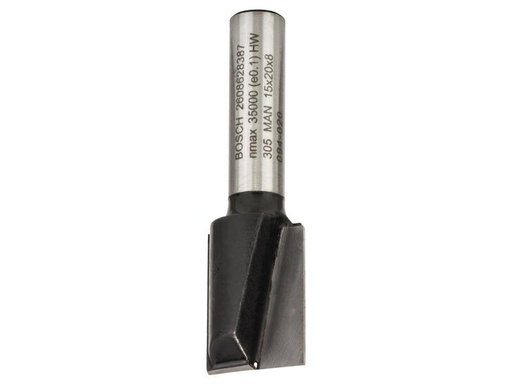 [90242850 1338537] Bosch Professional V-Nutfräser Standard for Wood D1 15 mm, L 19.6 mm, G 51 mm