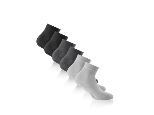 [90242880 1412812] Rohner Socks Socken Sneaker Plus Grau 3er-Pack