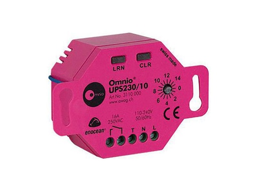 [90041946 237613] Omnio Funk-UP-Schaltaktor EnOcean UPS230/10 1-Kanal