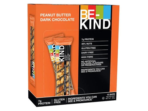 [90041995 951324] BE-KIND Riegel Peanut Butter Dark Chocolate 12 x 40 g