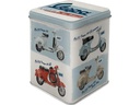 Nostalgic Art Teebeutel-Box Vespa Blau/Rot/Weiss