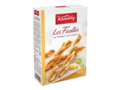 [90243445 1402218] Kambly Apéro Les Ficelles au Fromage et aux Légumes 100 g