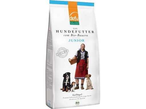 [90243540 1401357] defu Trockenfutter Junior Bio Geflügel, 3 kg