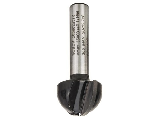 [90243555 1338530] Bosch Professional Hohlkehlfräser Standard for Wood D: 20 mm, L: 12.4 mm