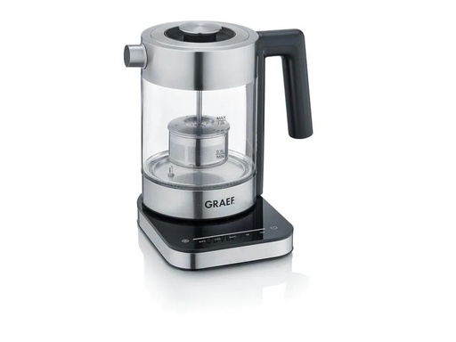 [90243756 1418662] Graef Wasserkocher WK 350, 1 l, Edelstahl/Transparent