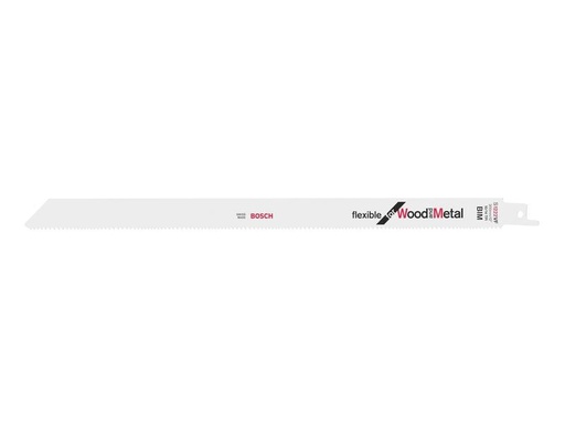 [90243794 1338731] Bosch Professional Säbelsägeblatt S 1222 VF Flexible Wood and Metal, 5 Stück