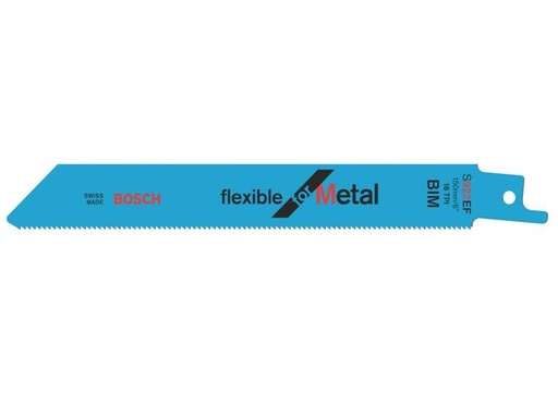 [90243815 1338724] Bosch Professional Säbelsägeblatt S 922 EF Flexible for Metal, 5 Stück