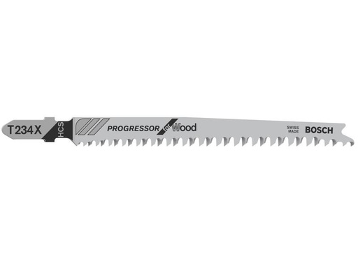 [90243849 1338566] Bosch Professional Stichsägeblatt T 234 X Progressor for Wood, 5 Stück