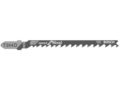 [90243922 1338588] Bosch Professional Stichsägeblatt T 244 D Speed for Wood, 100 Stück