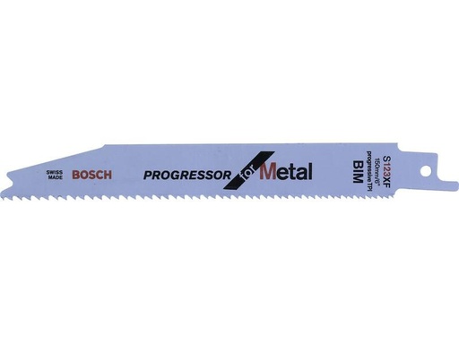 [90243946 1338715] Bosch Professional Säbelsägeblatt S 123 XF Progressor for Metal, 5 Stück