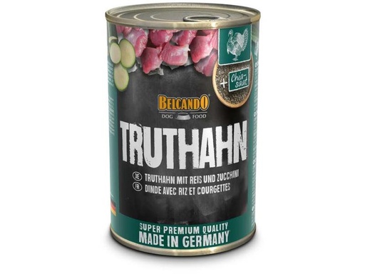 [90244142 1416189] Belcando Nassfutter Truthahn mit Reis &amp; Zucchini, 400g