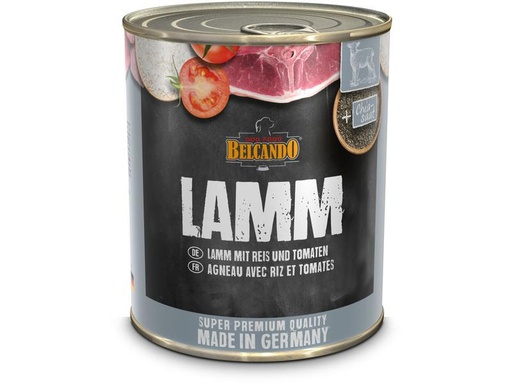 [90244150 1416193] Belcando Nassfutter Lamm mit Reis &amp; Tomate, 800g