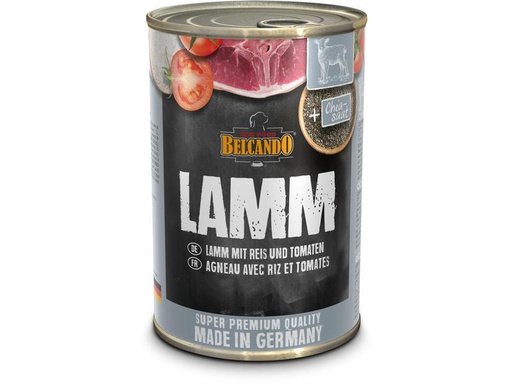 [90244211 1416190] Belcando Nassfutter Lamm mit Reis &amp; Tomate, 400g