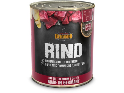 [90244255 1416195] Belcando Nassfutter Rind mit Kartoffel &amp; Erbsen, 800g