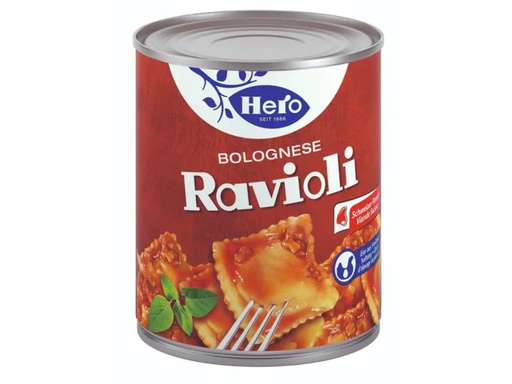 [90042213 726201] Hero Dose Ravioli Bolognese 870 g