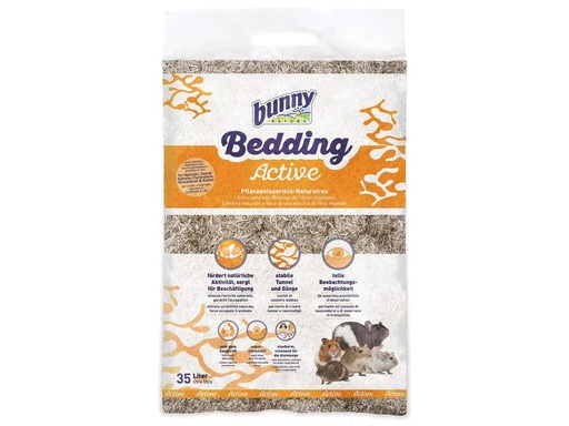 [90244517 1414360] Bunny Nature Bedding Active Pflanzenfasermix-Naturstreu, 35 l
