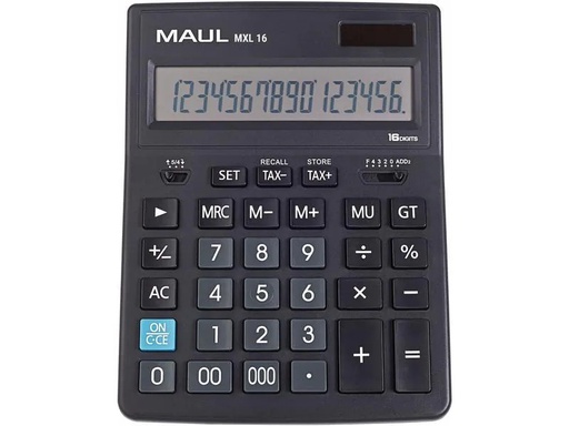 [90244630 1348146] Maul Taschenrechner MXL16 Schwarz