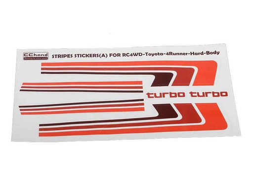 [90042358 937747] RC4WD Aufkleber Retro Body Stripes 1985 Toyota 4Runner