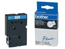 Brother Beschriftungsband TC-203 Blau auf Weiss