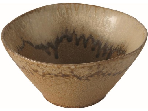 [90245231 1348378] Boltze Schale Orella 19 cm, 1 Stück, Braun