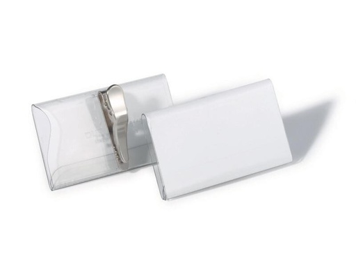 [90245638 578978] DURABLE Namensschild mit Clip 25 x 75x40 mm