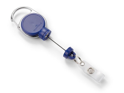 [90245810 1401739] DURABLE Ausweishalter Jojo Extra Strong mit Clip, Dunkelblau