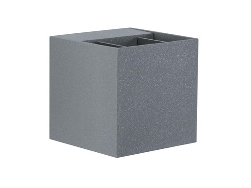 [90245897 1422208] Paulmann Wandleuchte Cybo 8 x 8 cm, 2 x 3 W, 2700 K, Grau