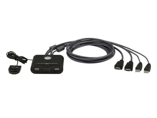 [90245924 1393396] Aten KVM Switch CS22HF 2-Port HDMI