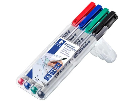 [90246010 1396890] Staedtler Non-permanent Marker Lumocolor 311 4 Stück