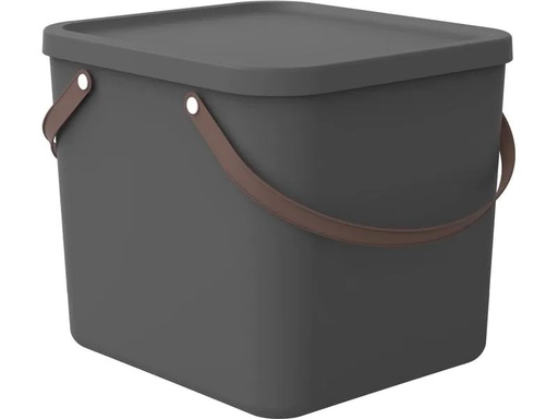 [90246018 1424557] Rotho Aufbewahrungsbox Albula 40 l, Anthrazit
