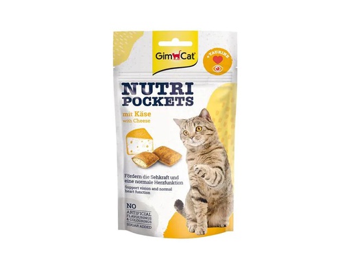 [90246084 1422673] Gimpet Katzen-Snack Nutri Pockets Käse &amp; Taurin, 60g