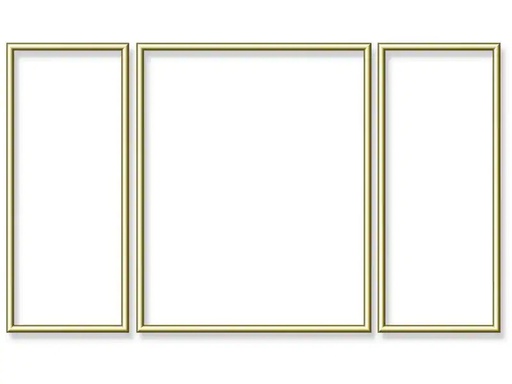 [90246258 1424786] Schipper Zubehör Alurahmen Tritpychon Gold 50 x 80 cm
