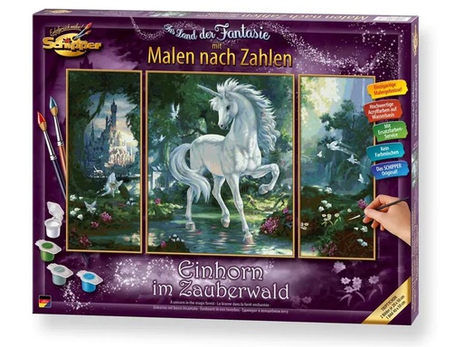 [90246337 1424770] Schipper Malen nach Zahlen Einhorn im Zauberwald