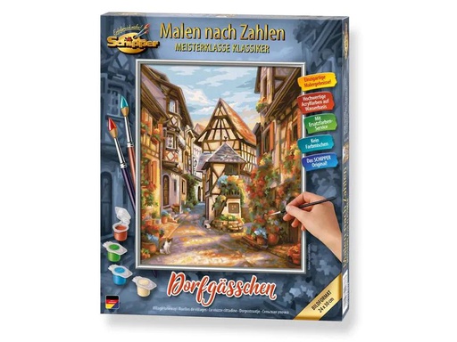 [90246342 1424762] Schipper Malen nach Zahlen Dorfgässchen