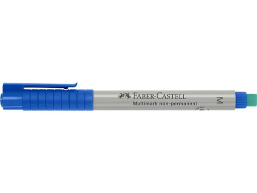 [90246420 1403092] Faber-Castell Folienmarker Multimark 10 Stück, M, Blau