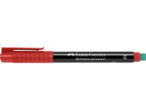 [90246498 1403103] Faber-Castell Permanent-Marker Multimark M, Rot