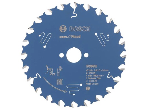 [90246543 1424938] Bosch Professional Kreissägeblatt Expert for Wood 140 x 1.8 x 20 mm, Z 24