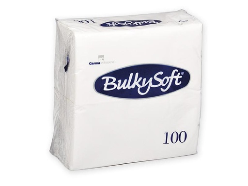 [90246578 1404518] Haushaltsware Papierservietten 33 cm x 33 cm, 100 Stück, Weiss