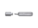 Faber-Castell Textmarker 1546 Shiny Silver, Metallic