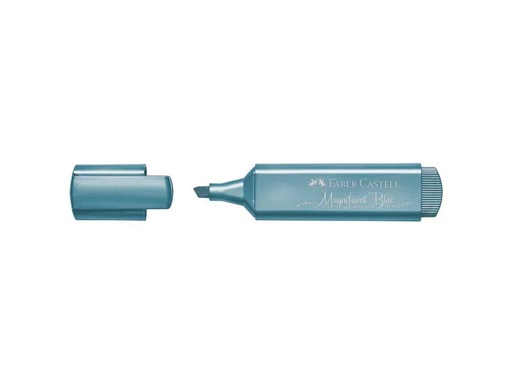 [90246662 1403120] Faber-Castell Textmarker 1546 Magnificent Blue, Metallic