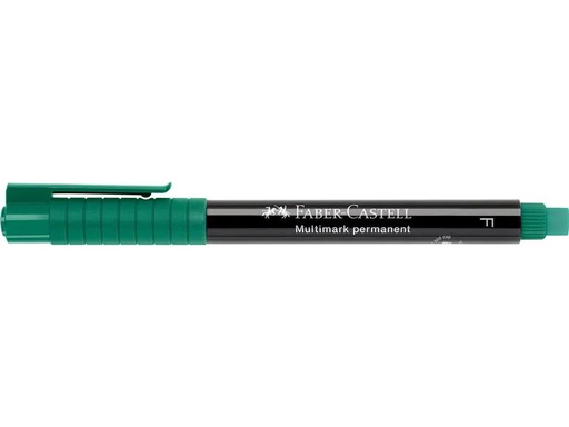 [90246692 1403097] Faber-Castell Permanent-Marker Multimark F, Grün